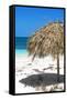 Cuba Fuerte Collection - Quiet Beach II-Philippe Hugonnard-Framed Stretched Canvas