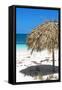 Cuba Fuerte Collection - Quiet Beach II-Philippe Hugonnard-Framed Stretched Canvas