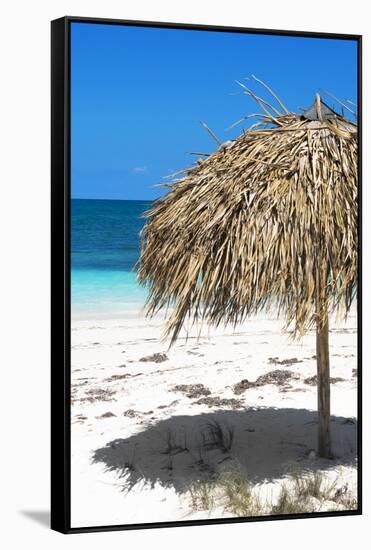 Cuba Fuerte Collection - Quiet Beach II-Philippe Hugonnard-Framed Stretched Canvas