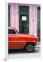 Cuba Fuerte Collection - Red Classic Car-Philippe Hugonnard-Framed Photographic Print