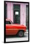 Cuba Fuerte Collection - Red Classic Car-Philippe Hugonnard-Framed Photographic Print