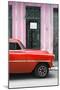 Cuba Fuerte Collection - Red Classic Car-Philippe Hugonnard-Mounted Photographic Print