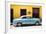 Cuba Fuerte Collection - Retro Blue Car-Philippe Hugonnard-Framed Photographic Print