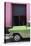 Cuba Fuerte Collection - Retro Lime Green Car II-Philippe Hugonnard-Stretched Canvas