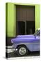 Cuba Fuerte Collection - Retro Mauve Car II-Philippe Hugonnard-Stretched Canvas