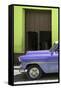 Cuba Fuerte Collection - Retro Mauve Car II-Philippe Hugonnard-Framed Stretched Canvas