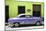 Cuba Fuerte Collection - Retro Mauve Car-Philippe Hugonnard-Mounted Photographic Print
