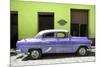 Cuba Fuerte Collection - Retro Mauve Car-Philippe Hugonnard-Mounted Photographic Print