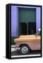 Cuba Fuerte Collection - Retro Orange Car II-Philippe Hugonnard-Framed Stretched Canvas