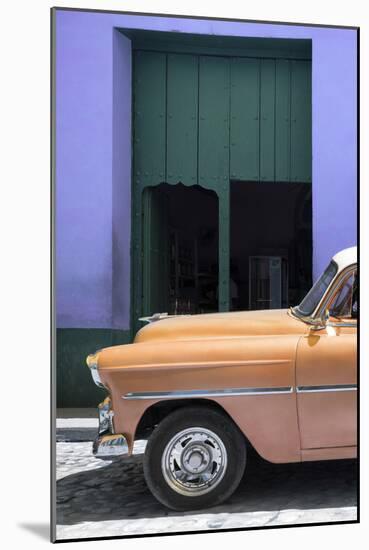 Cuba Fuerte Collection - Retro Orange Car II-Philippe Hugonnard-Mounted Photographic Print