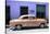 Cuba Fuerte Collection - Retro Orange Car-Philippe Hugonnard-Stretched Canvas