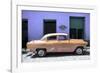 Cuba Fuerte Collection - Retro Orange Car-Philippe Hugonnard-Framed Photographic Print