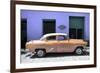 Cuba Fuerte Collection - Retro Orange Car-Philippe Hugonnard-Framed Photographic Print