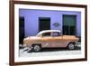 Cuba Fuerte Collection - Retro Orange Car-Philippe Hugonnard-Framed Photographic Print