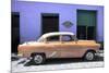 Cuba Fuerte Collection - Retro Orange Car-Philippe Hugonnard-Mounted Photographic Print