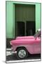 Cuba Fuerte Collection - Retro Pink Car II-Philippe Hugonnard-Mounted Photographic Print