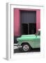 Cuba Fuerte Collection - Retro Vert Car II-Philippe Hugonnard-Framed Photographic Print