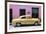 Cuba Fuerte Collection - Retro Yellow Car-Philippe Hugonnard-Framed Photographic Print