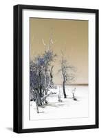 Cuba Fuerte Collection - Sandy Beach Pastel Dark Yellow II-Philippe Hugonnard-Framed Photographic Print