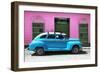 Cuba Fuerte Collection - Skyblue Vintage Car-Philippe Hugonnard-Framed Photographic Print