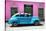 Cuba Fuerte Collection - Skyblue Vintage Car-Philippe Hugonnard-Stretched Canvas