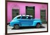 Cuba Fuerte Collection - Skyblue Vintage Car-Philippe Hugonnard-Framed Photographic Print