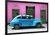 Cuba Fuerte Collection - Skyblue Vintage Car-Philippe Hugonnard-Framed Photographic Print