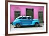 Cuba Fuerte Collection - Skyblue Vintage Car-Philippe Hugonnard-Framed Photographic Print