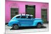 Cuba Fuerte Collection - Skyblue Vintage Car-Philippe Hugonnard-Mounted Photographic Print