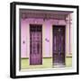 Cuba Fuerte Collection SQ - 612 Street Havana - Pink and Yellow-Philippe Hugonnard-Framed Photographic Print