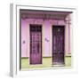 Cuba Fuerte Collection SQ - 612 Street Havana - Pink and Yellow-Philippe Hugonnard-Framed Photographic Print