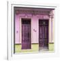 Cuba Fuerte Collection SQ - 612 Street Havana - Pink and Yellow-Philippe Hugonnard-Framed Photographic Print