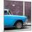 Cuba Fuerte Collection SQ - 615 Street and Blue Car-Philippe Hugonnard-Mounted Photographic Print