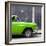 Cuba Fuerte Collection SQ - 615 Street and Green Car-Philippe Hugonnard-Framed Photographic Print