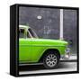Cuba Fuerte Collection SQ - 615 Street and Green Car-Philippe Hugonnard-Framed Stretched Canvas