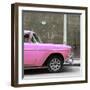 Cuba Fuerte Collection SQ - 615 Street and Pink Car-Philippe Hugonnard-Framed Photographic Print