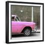 Cuba Fuerte Collection SQ - 615 Street and Pink Car-Philippe Hugonnard-Framed Photographic Print