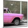 Cuba Fuerte Collection SQ - 615 Street and Pink Car-Philippe Hugonnard-Mounted Photographic Print