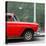 Cuba Fuerte Collection SQ - 615 Street and Red Car-Philippe Hugonnard-Stretched Canvas