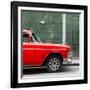 Cuba Fuerte Collection SQ - 615 Street and Red Car-Philippe Hugonnard-Framed Photographic Print