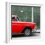 Cuba Fuerte Collection SQ - 615 Street and Red Car-Philippe Hugonnard-Framed Photographic Print