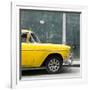 Cuba Fuerte Collection SQ - 615 Street and Yellow Car-Philippe Hugonnard-Framed Photographic Print