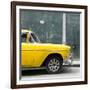 Cuba Fuerte Collection SQ - 615 Street and Yellow Car-Philippe Hugonnard-Framed Photographic Print