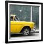 Cuba Fuerte Collection SQ - 615 Street and Yellow Car-Philippe Hugonnard-Framed Photographic Print