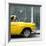 Cuba Fuerte Collection SQ - 615 Street and Yellow Car-Philippe Hugonnard-Framed Photographic Print