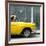 Cuba Fuerte Collection SQ - 615 Street and Yellow Car-Philippe Hugonnard-Framed Photographic Print