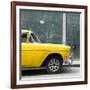Cuba Fuerte Collection SQ - 615 Street and Yellow Car-Philippe Hugonnard-Framed Photographic Print