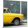 Cuba Fuerte Collection SQ - 615 Street and Yellow Car-Philippe Hugonnard-Mounted Photographic Print