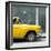 Cuba Fuerte Collection SQ - 615 Street and Yellow Car-Philippe Hugonnard-Framed Photographic Print