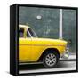 Cuba Fuerte Collection SQ - 615 Street and Yellow Car-Philippe Hugonnard-Framed Stretched Canvas